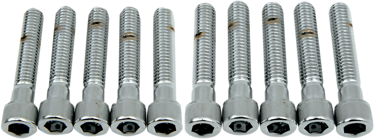 DRAG SPECIALTIES Bolts - Socket-Head - Knurled - 3/8-16 x 2" MPB242