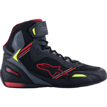 ALPINESTARS Faster-3 Rideknit® Shoes - Black/Red/Yellow - US 12.5 251031913613