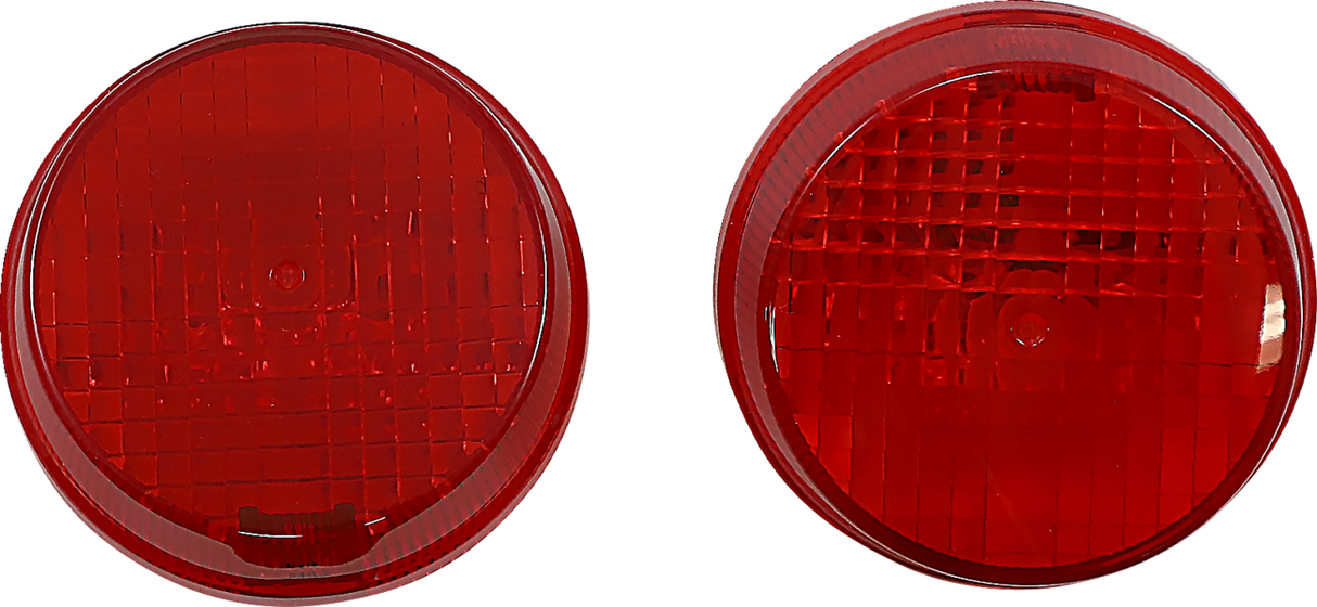 CUSTOM DYNAMICS Turn Signal Lenses - Red CD-TSLHK-RED