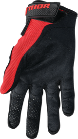 THOR Sector Gloves - Red/White - Medium 3330-7269