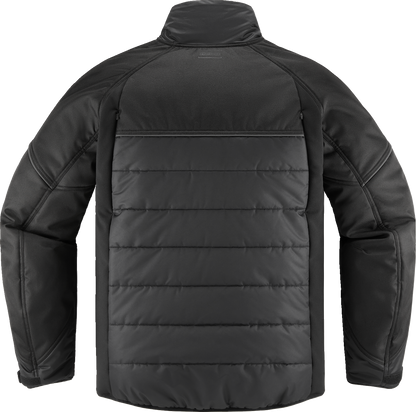 ICON Ghost Puffer Jacket - Black/Charcoal - Small 2820-6190