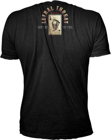 LETHAL THREAT Play the Hand T-Shirt - Black - XL LT20894XL
