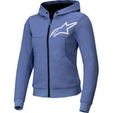 ALPINESTARS Stella Chrome v2 Sport Hoodie - Blue Violet/White - Large 4210225-7185-L