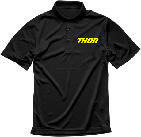 THOR Loud Polo Shirt - Black - Large 3040-2620