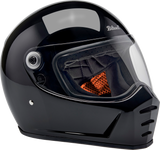 BILTWELL Lane Splitter Helmet - Gloss Black - Large 1004-101-504