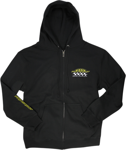 PRO CIRCUIT Racer Zip Hoodie - Black - XL 6511920-040