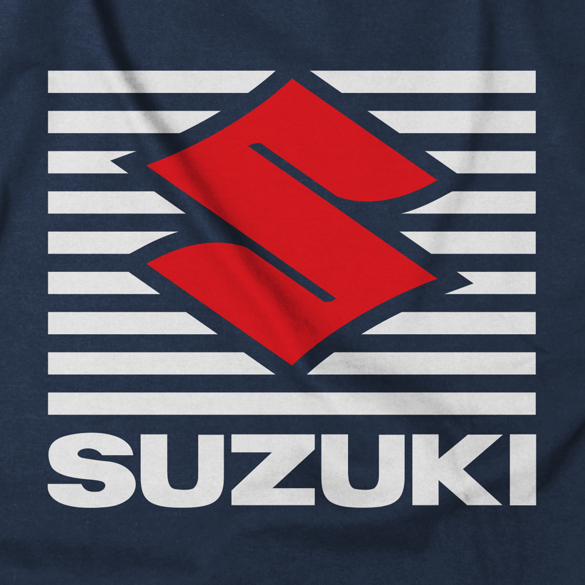 FACTORY EFFEX Suzuki Shutter Camiseta - Azul marino - Grande 20-87404 