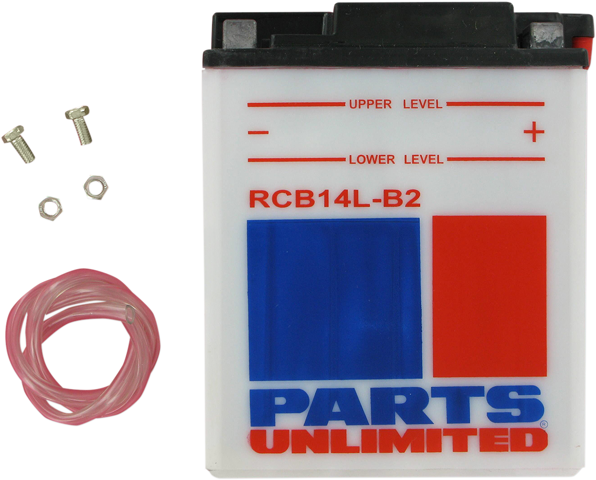 Parts Unlimited Battery - Rcb14l-B2 Cb14l-B2