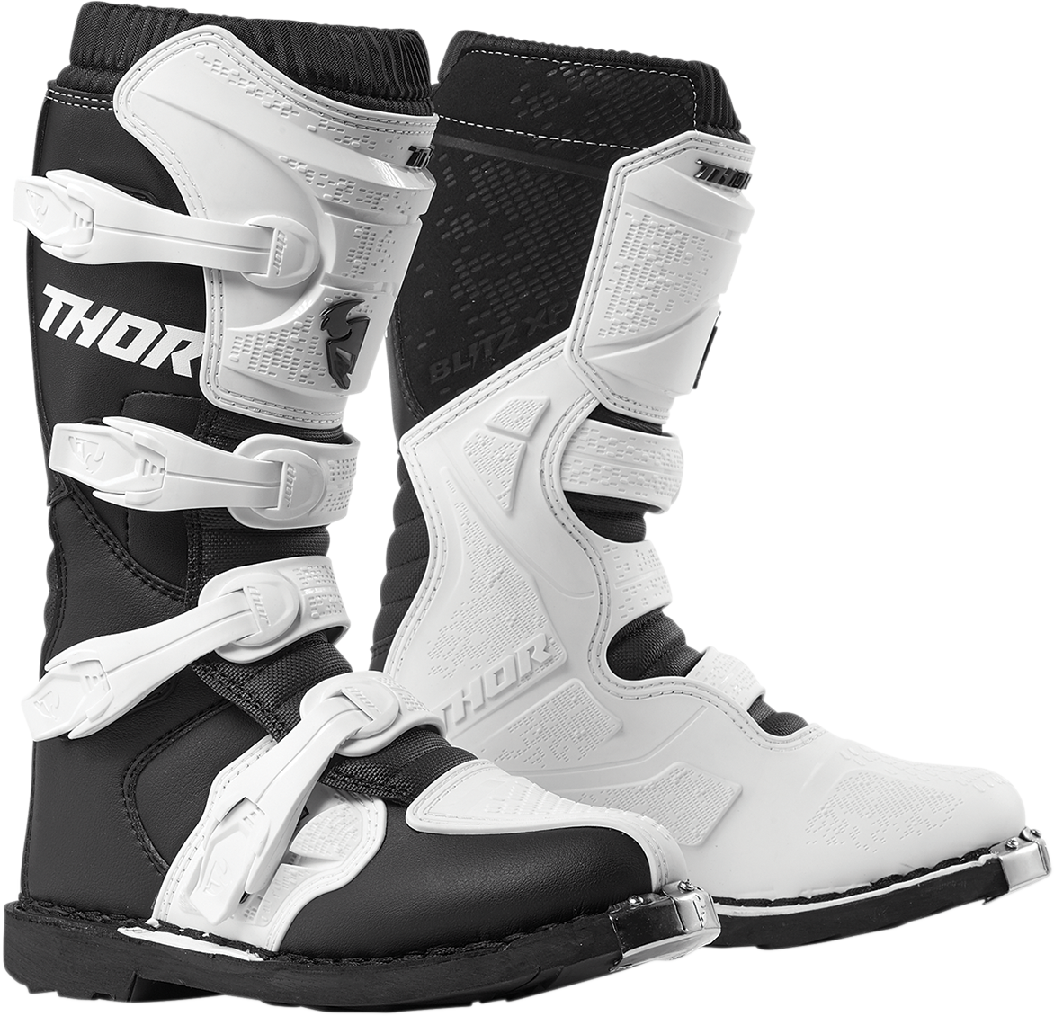 THOR Women's Blitz XP Boots - Black/White - Size 8 3410-2236