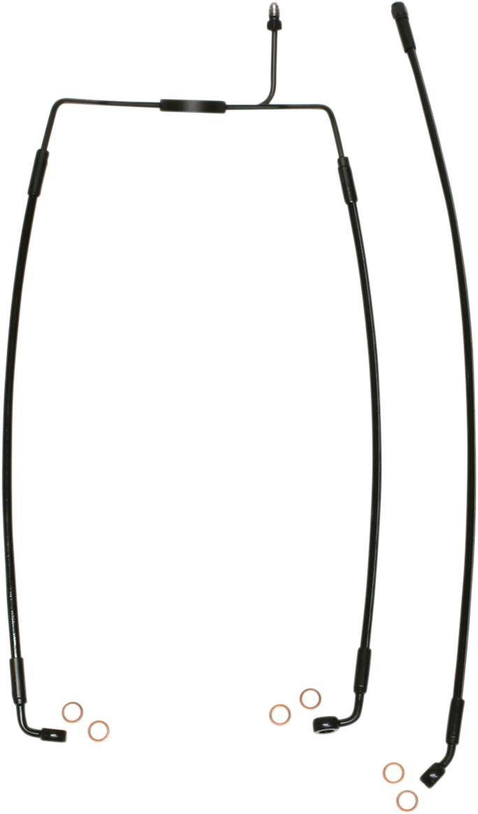 MAGNUM Brake Line - Front - XR - Black SBB1307-19