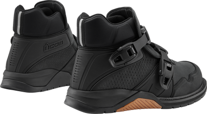 ICON Slabtown Waterproof Boots - Black - Size 8 3403-1305