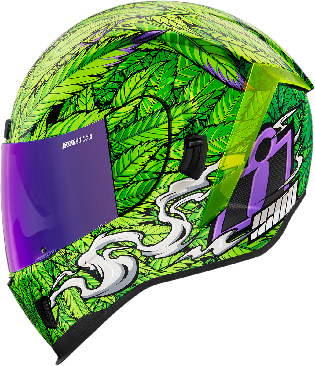 ICON Airform™ Helmet - Ritemind Glow™ - Green - Large 0101-14081