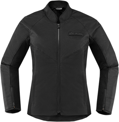 ICON Women's Hooligan Perf Jacket - Stealth - 2XL 2822-1334