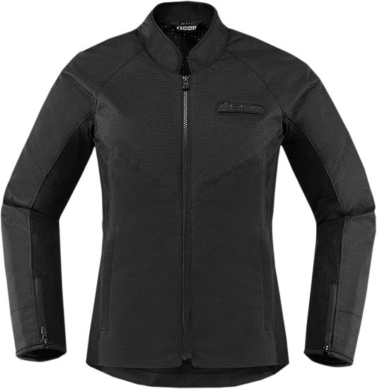 ICON Women's Hooligan Perf Jacket - Stealth - 2XL 2822-1334