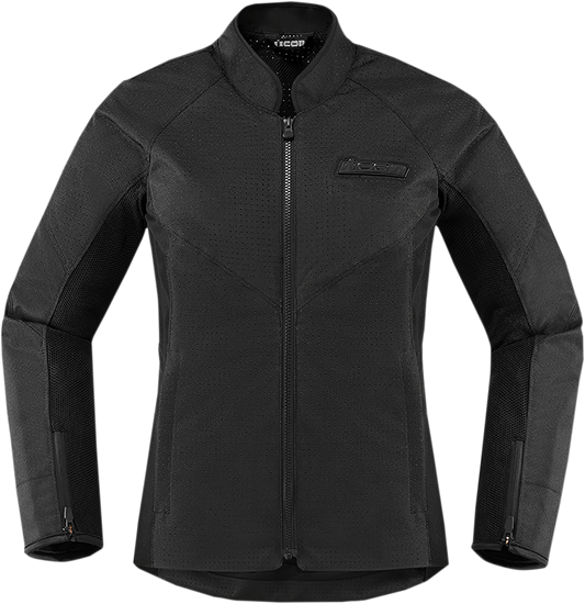 ICON Women's Hooligan Perf Jacket - Stealth - Small 2822-1330