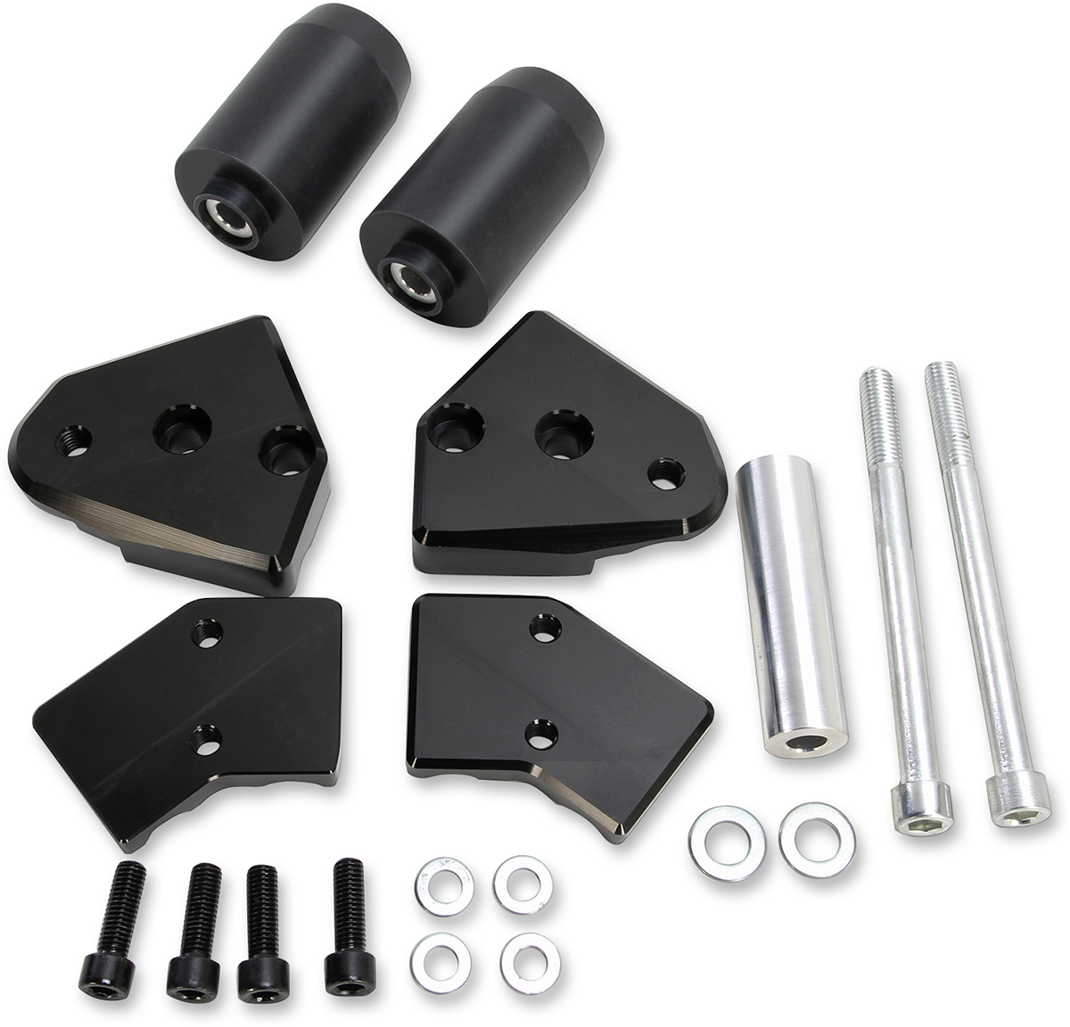 POWERSTANDS RACING Frame Sliders - Black - Honda - CBR300R 03-00921-02