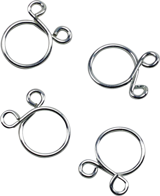 ALL BALLS Refill Kit - Wire Clamp - Silver - 4-Pack FS00051