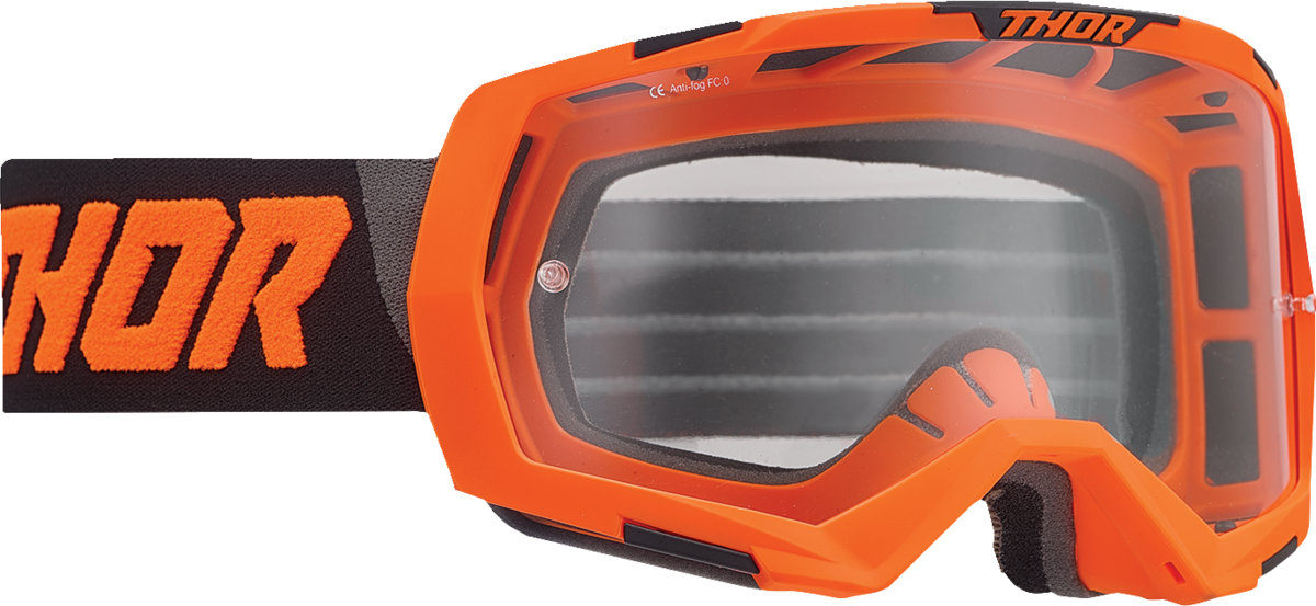 THOR Regiment Goggles - Flo Orange/Black - Clear 2601-2802