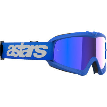 ALPINESTARS GOGGLES Youth Vision Goggle - Blaze - Blue - Blue Mirror  5140425-7271