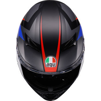 AGV Helmet K3 Striga Matte Black/Blue/Red Md 2118381004-024-M