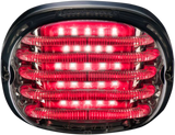 CUSTOM DYNAMICS Taillight - with License Plate Illumination Window - Smoke PB-TL-SBW-S