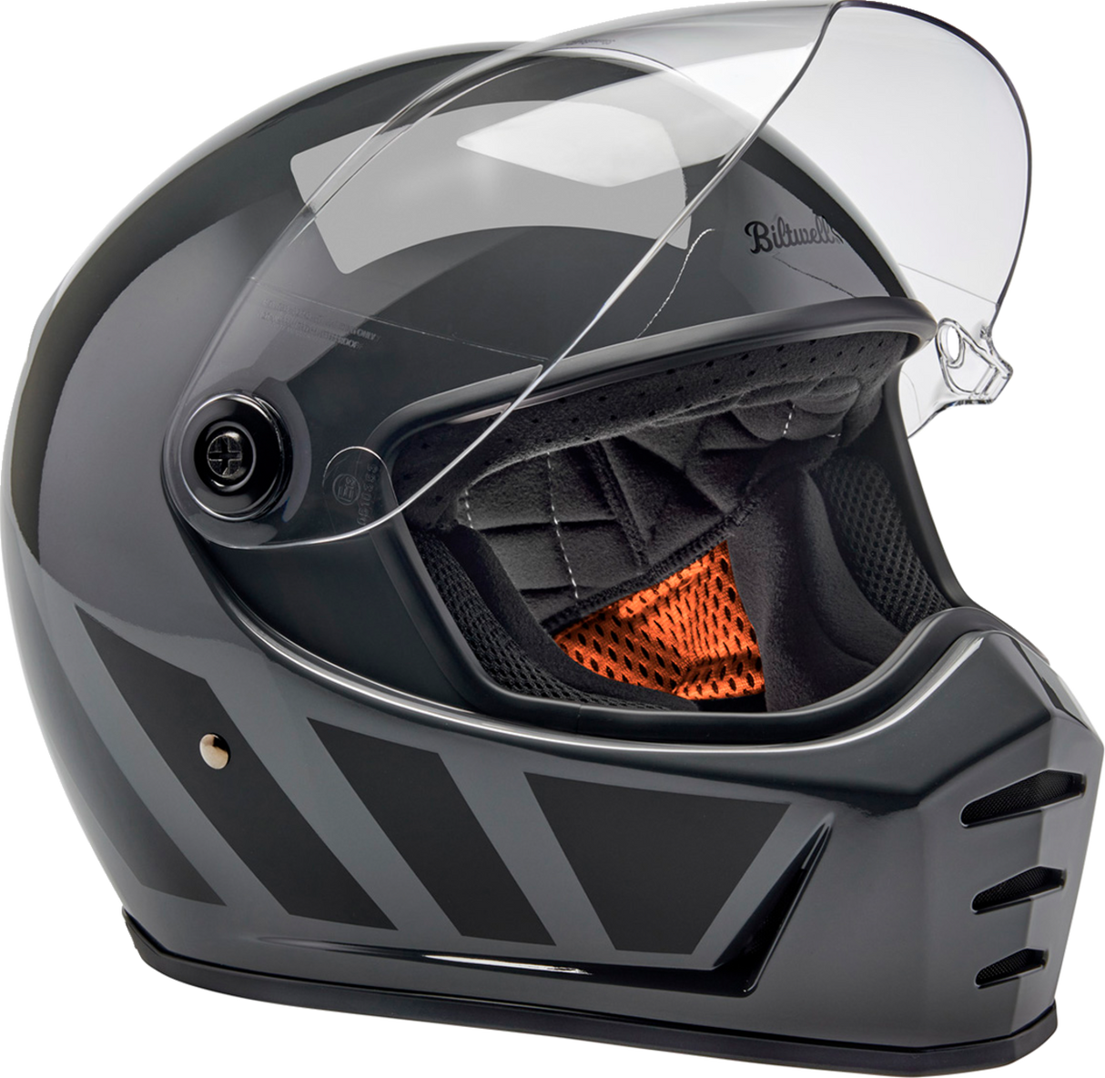 BILTWELL Lane Splitter Helmet - Storm Gray Inertia - Small 1004-569-502