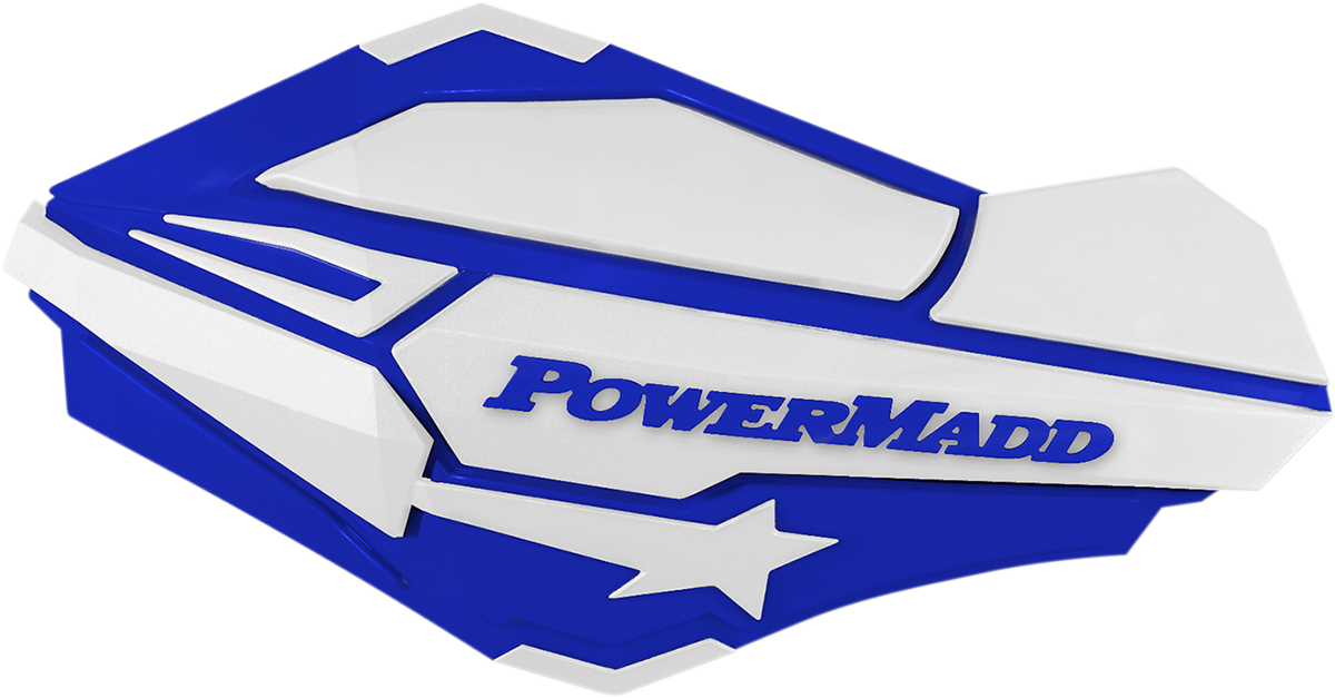 POWERMADD Handguards - Blue/White 34421