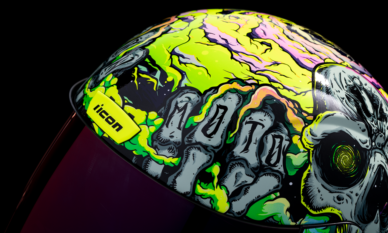 ICON Airform™ Helmet - Hippy Dippy - Purple - Medium 0101-16026