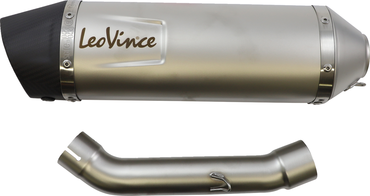 LEOVINCE LV One EVO Slip-On Muffler - Stainless Steel 14393E