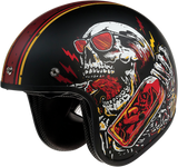 Z1R Saturn Helmet - Devil Made Me - Black/Red - XS 0104-2816