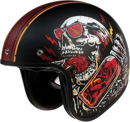 Z1R Saturn Helmet - Devil Made Me - Black/Red - Large 0104-2819