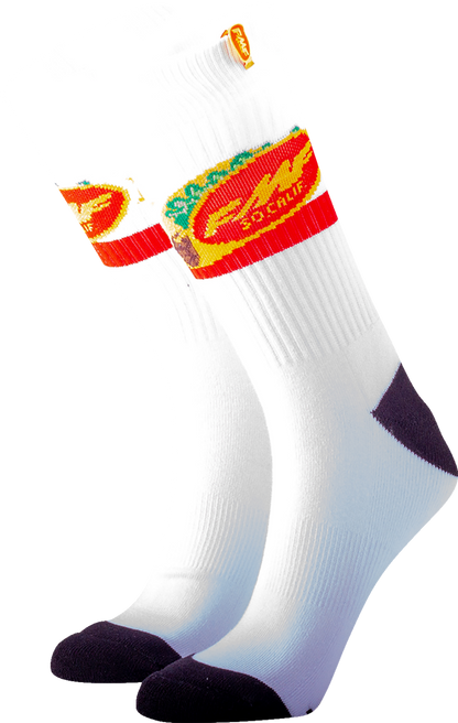 Calcetines FMF Taco Tuesday - Blanco - Talla única SP22194905 3431-0732 