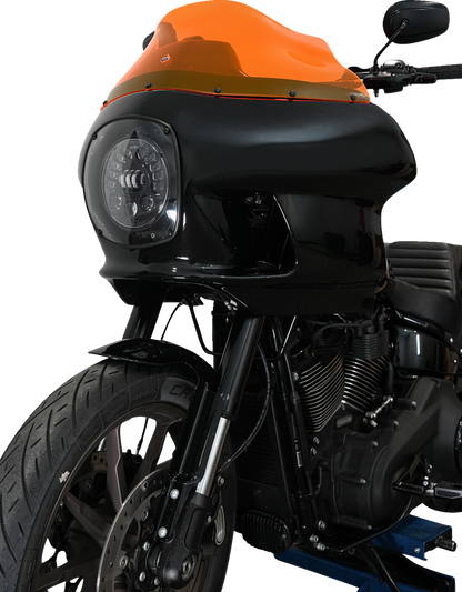 KLOCK WERKS Kolor Flare™ Windshield - 9" - Orange Ice - FXRP KWW-02-0608