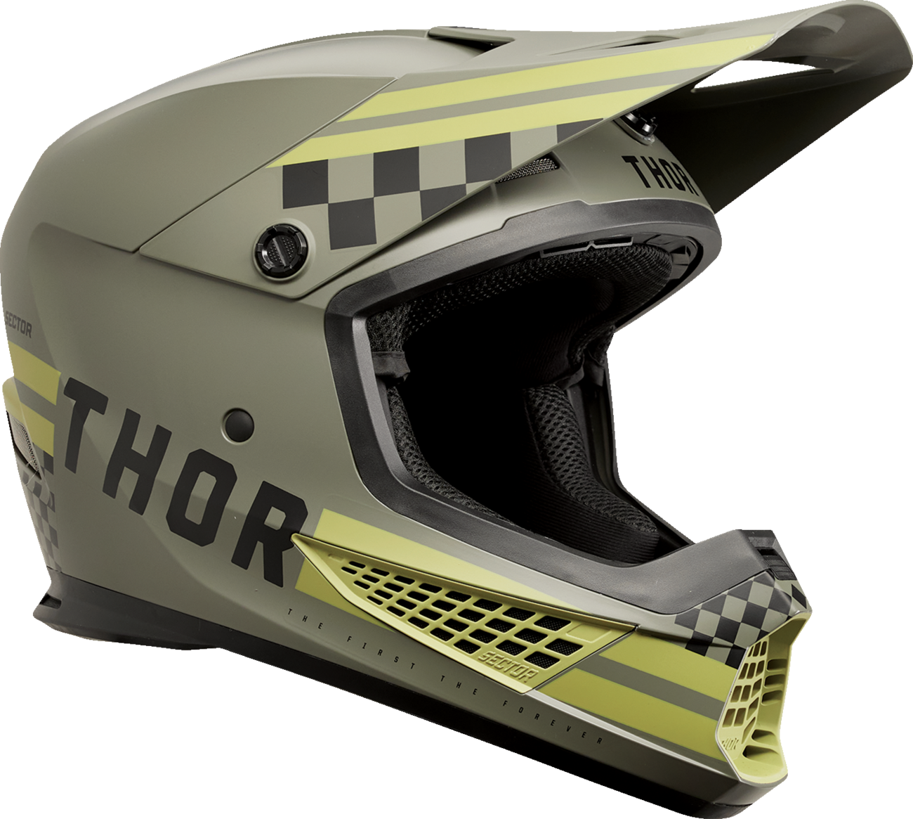 THOR Sector 2 Helmet - Combat - Army/Black - Medium 0110-8147