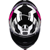 AGV Helmet K1 S Punkpulse Black/Purple/Lime Sm 2118394018-071-S