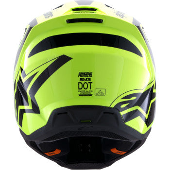 ALPINESTARS SM3 Helmet - Heat - Gloss Yellow Fluo/Black - XS 8301026-5011-XS