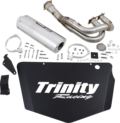 TRINITY RACING Single Stinger Exhaust - Brushed TR-4172F