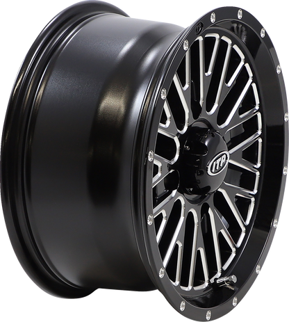 ITP Wheel - Momentum - Front/Rear - Black/Milled - 14x7 - 4/137 - 5+2 (+30 mm) 1422735731B