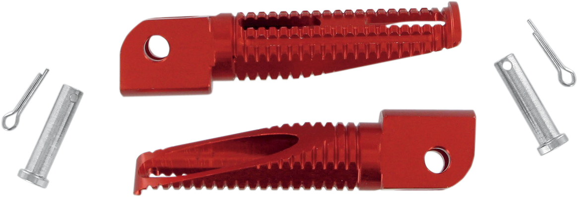 COMPETITION WERKES Footpegs - Red - Yamaha 1GPY-R