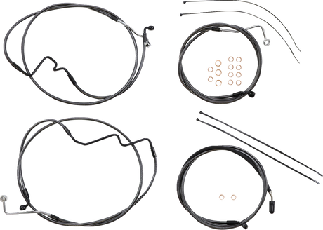 MAGNUM Handlebar Kit - Viking - 14" - Black Pearl 48887-414