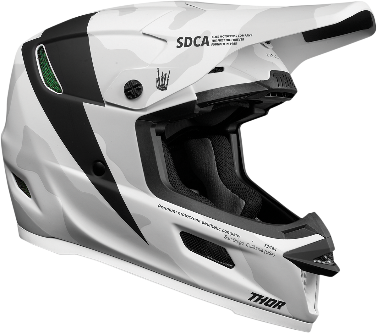 THOR Reflex Helmet - Cast - MIPS - White/Black - XL 0110-7018