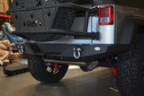 DV8 Offroad 07-18 Jeep Wrangler JK Rear Bumper Full Length RBSTTB-09