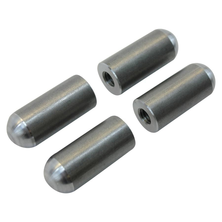TC BROS Radius Style Threaded 3/8-16 Long Length Steel Bungs 4/Pk 104-0059