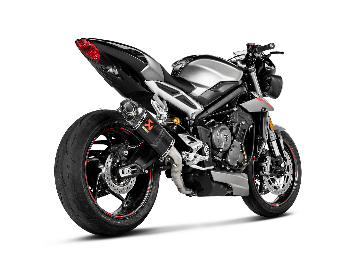 AKRAPOVIC Silenciador Fibra de Carbono Street Triple 765 R 2017-2020 S-T7SO2-APC 1811-3774 