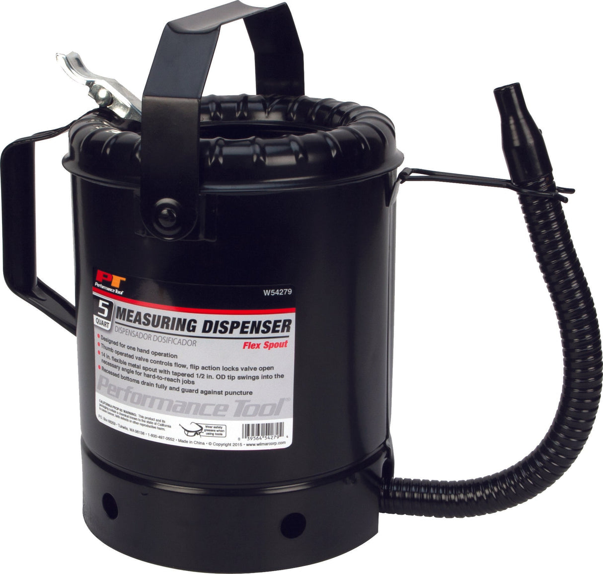 PERFORMANCE TOOL5qt Flex Spout Liq DispensorW54279