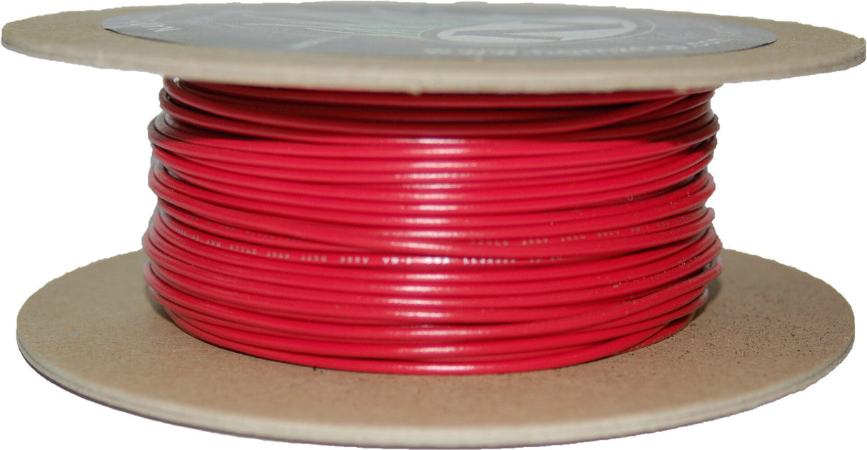NAMZ CUSTOM CYCLE100' Spool 20-Gauge Wire (Red)NWR-2-100-20