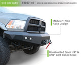 DV8 Offroad 10-14 Dodge Ram 2500/3500 Front Bumper FBDR2-02
