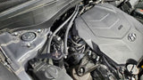 J&amp;L 20-24 Hyundai Palisade / Kia Telluride 3.8L Oil Separator 3.0 Passenger Side - Black Anodize 3114P-B