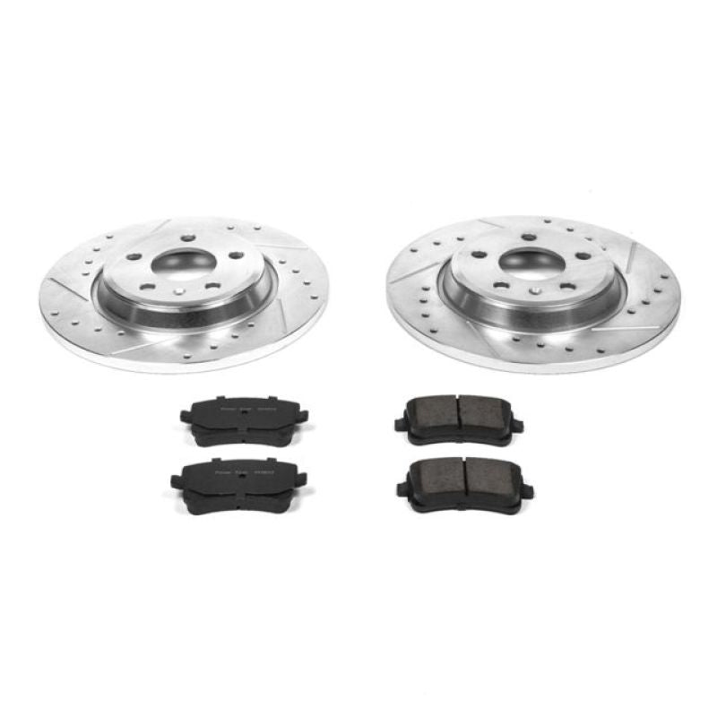 Power Stop 09-16 Audi A4 Rear Z23 Evolution Sport Brake Kit K4745