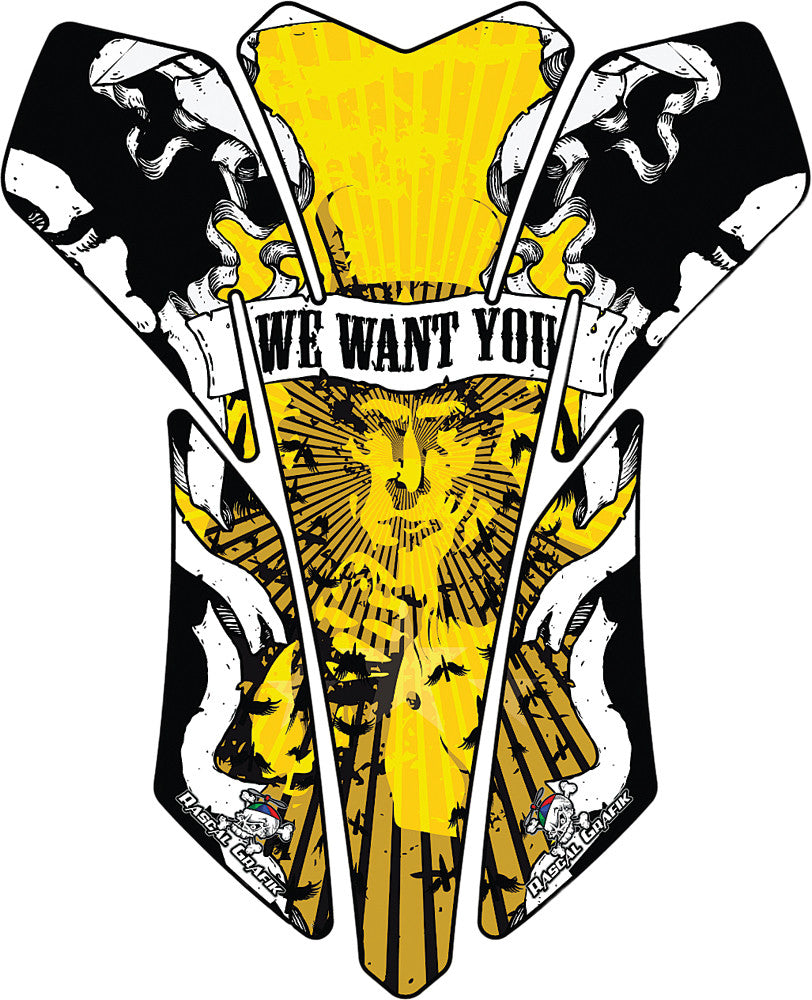 RASCAL GRAFIK Tank Pad (I Want You Yellow) RA39384